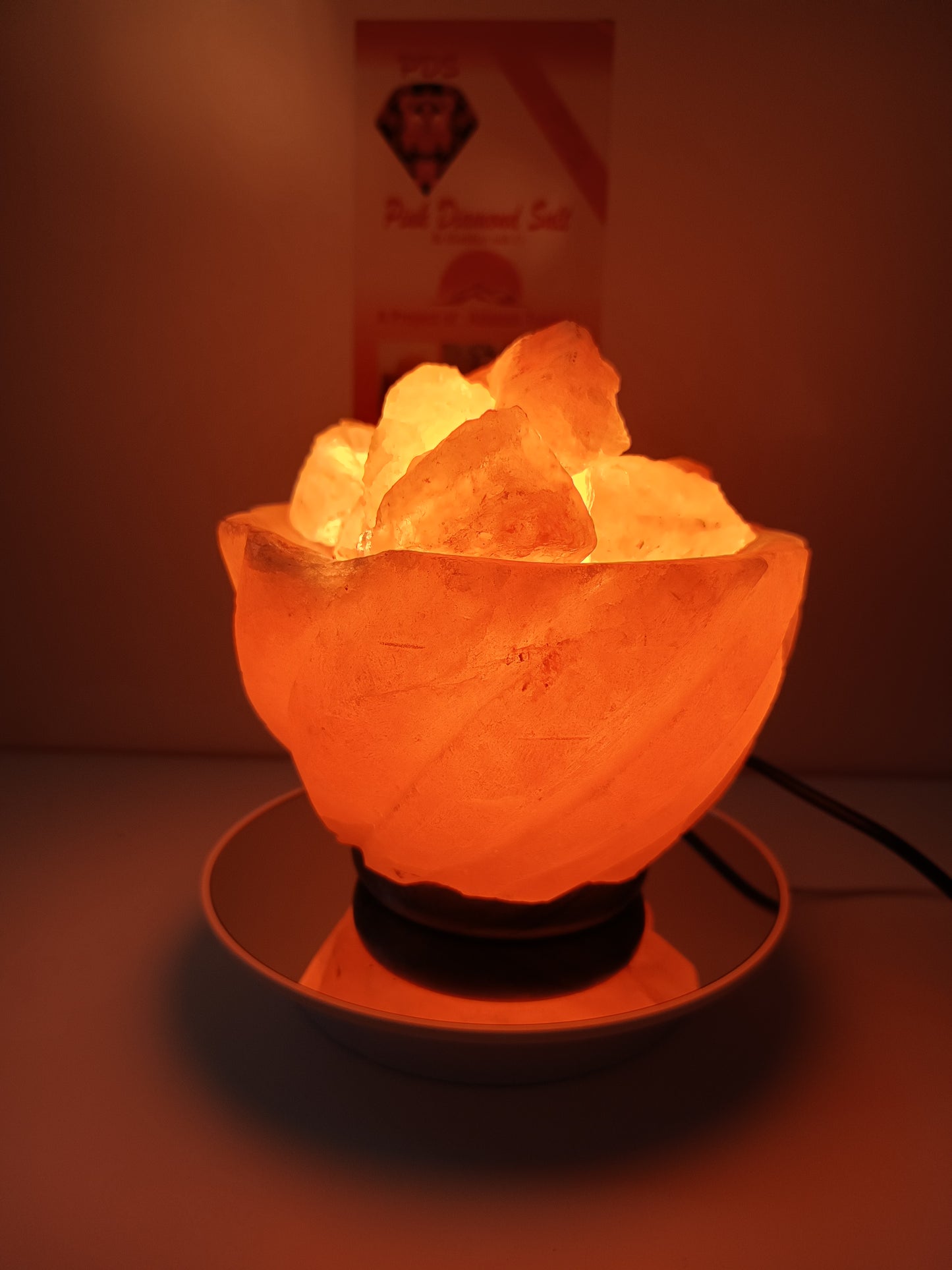 4-5 KG Handcrafted from The Foothills of The Himalayas Beautifully Hand Craft Dragon Fire Comes with Complete Electric Fitting