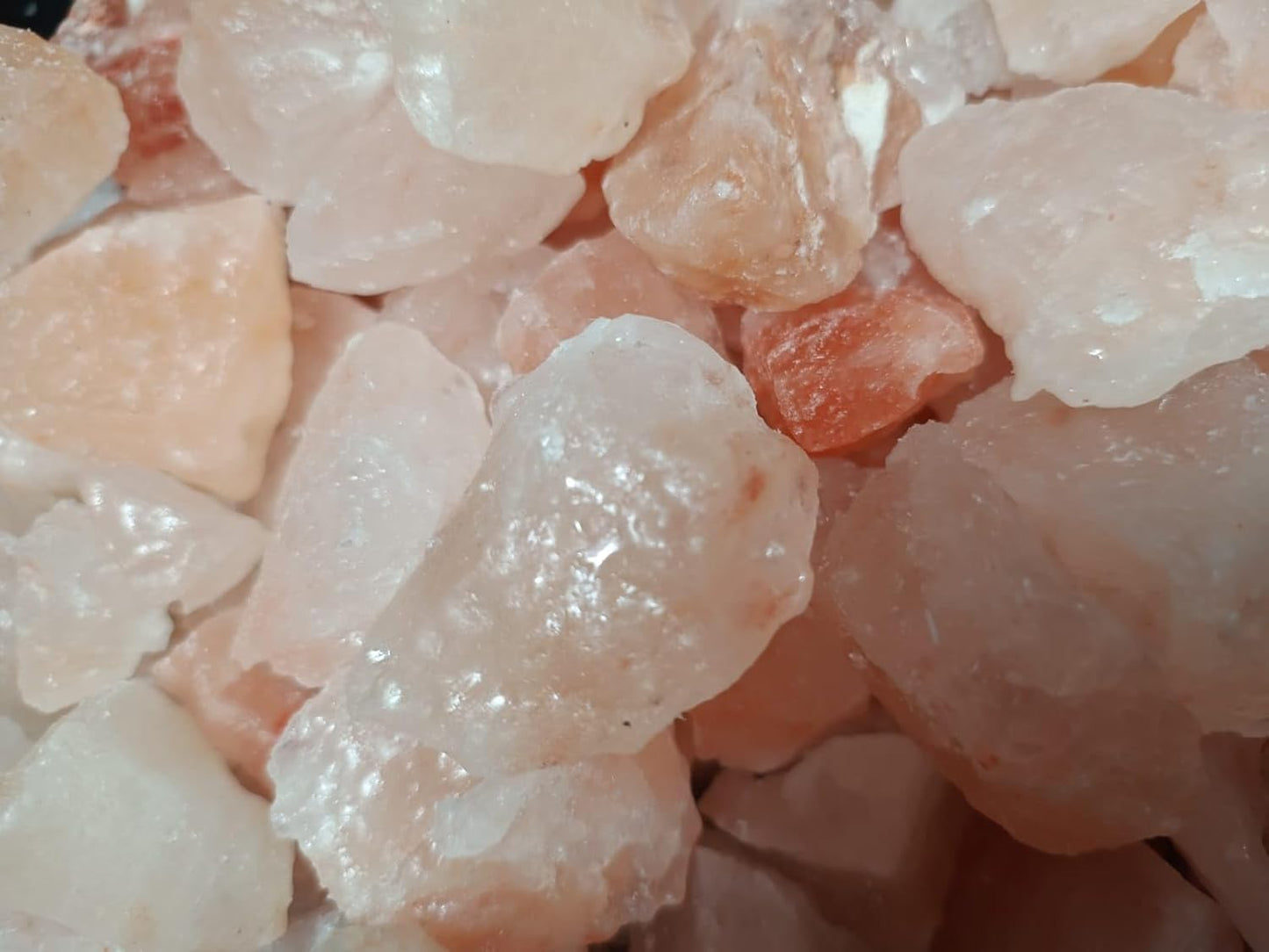 PDS Natural Himalayan Pink Salt Crystals Stone Air Purifier, Energy Booster & Home/Office Protection