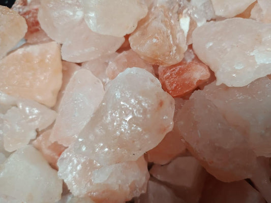 PDS Natural Himalayan Pink Salt Crystals Stone Air Purifier, Energy Booster & Home/Office Protection