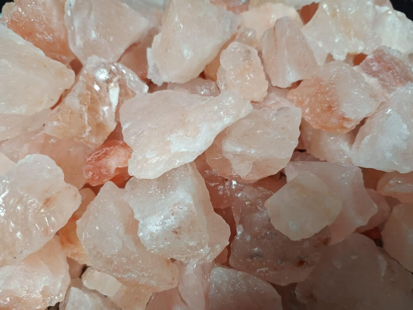 PDS Natural Himalayan Pink Salt Crystals Stone Air Purifier, Energy Booster & Home/Office Protection