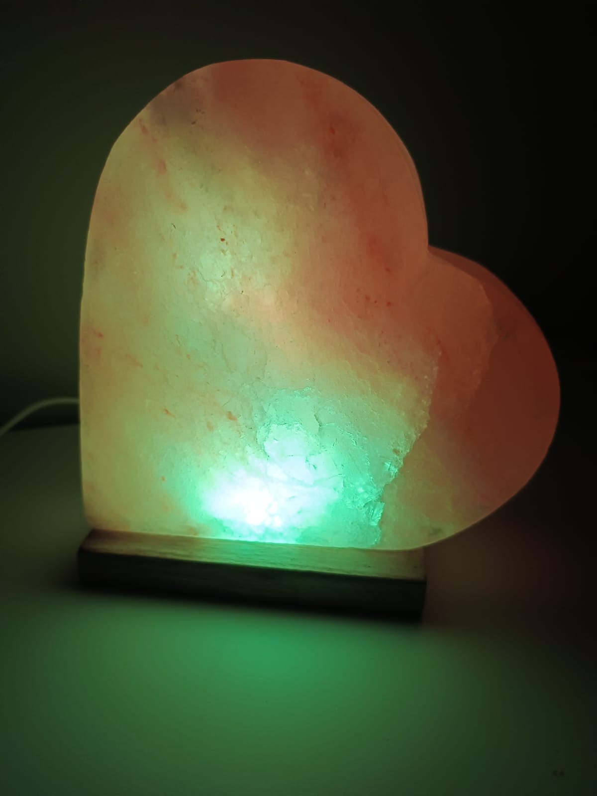 3-4 KG Premium Multi-Colour Heart Salt Lamp