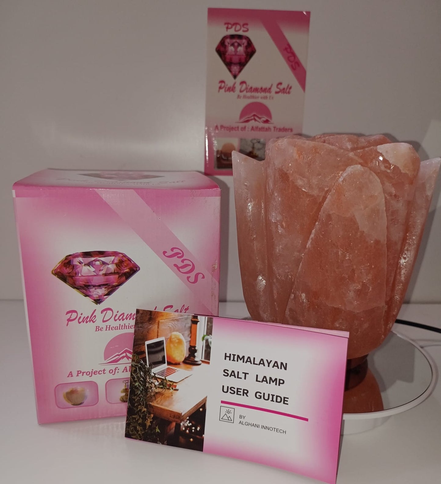 4–5kg Himalayan Lotus Salt Lamp | Pink Diamond Salt Australia