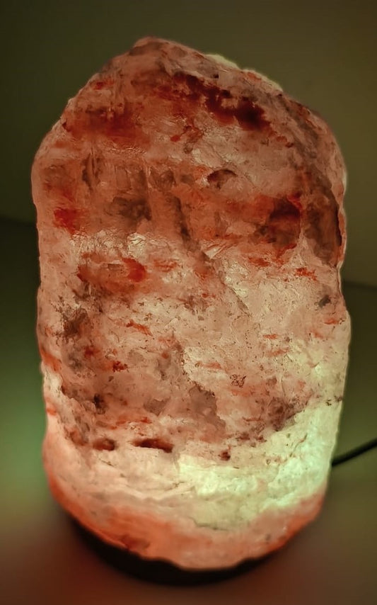 3-4 KG Premium Himalayan Natural Pink Salt Lamp(Multi Colour)