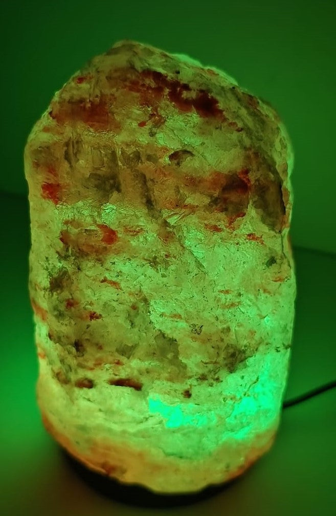 3-4 KG Premium Himalayan Natural Pink Salt Lamp(Multi Colour)
