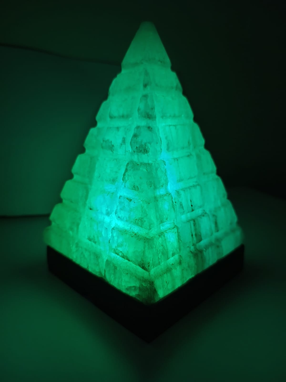 2-3 KG Premium Multi-Colour Cubical Cut Pyramid Salt Lamp