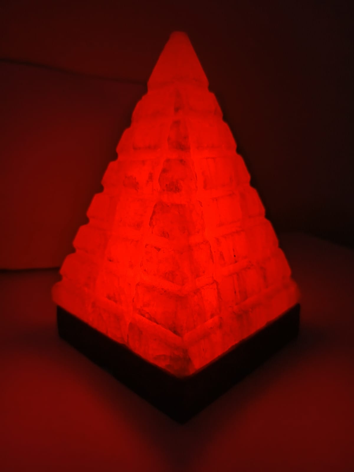 2-3 KG Premium Multi-Colour Cubical Cut Pyramid Salt Lamp