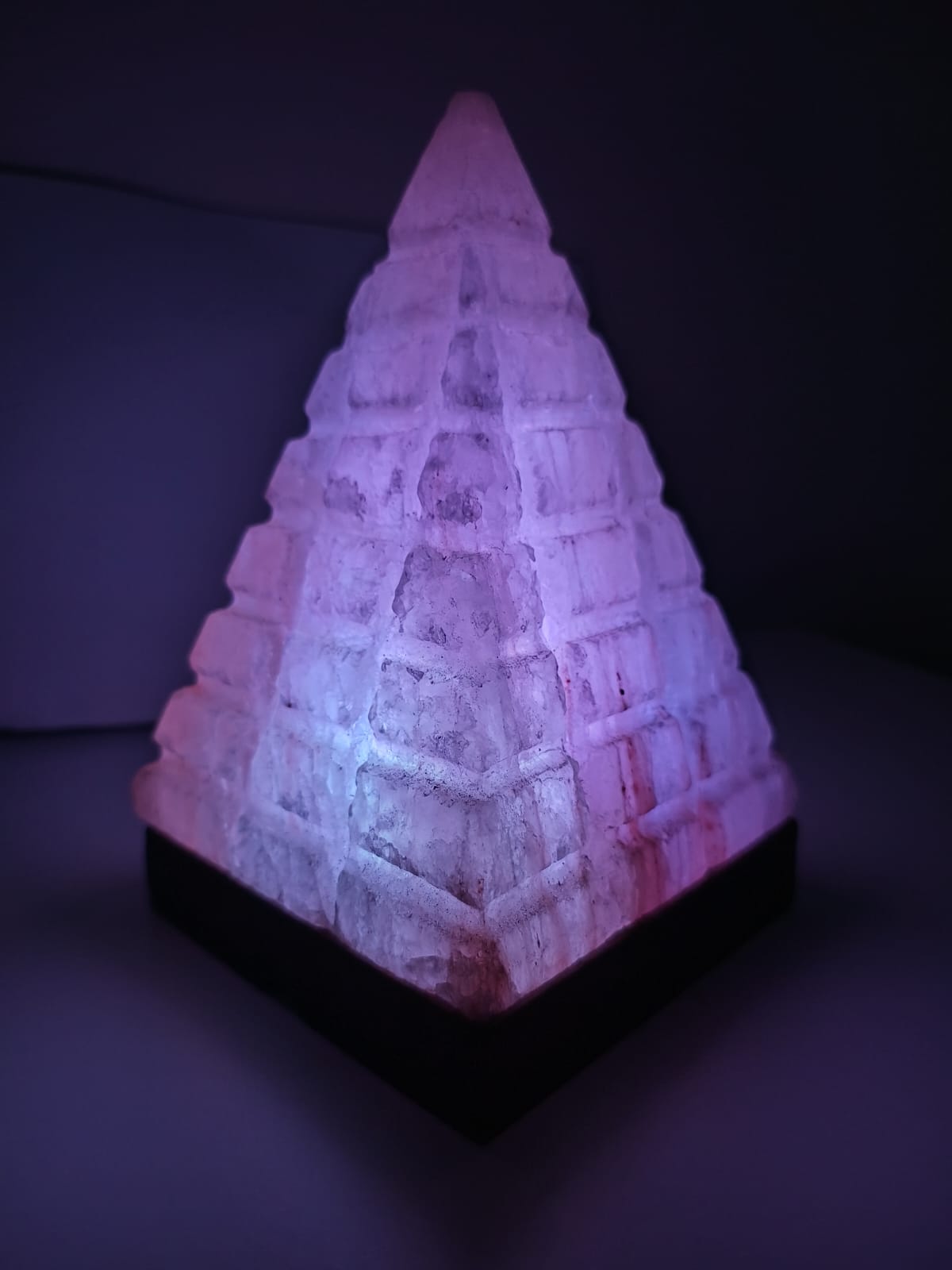 2-3 KG Premium Multi-Colour Cubical Cut Pyramid Salt Lamp