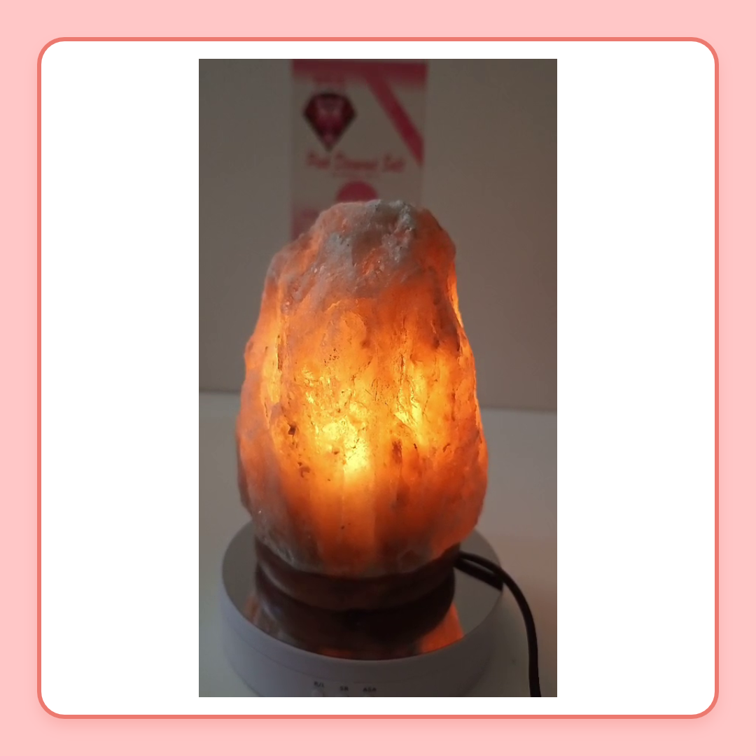 2-3 KG Himalayan Premium Grey Salt Lamp 100% Authentic, Beautifully Hand Crafted