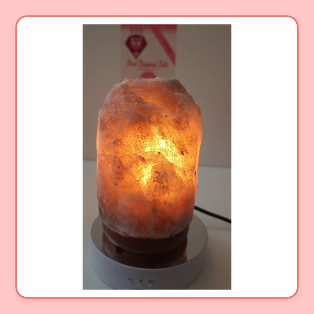 2-3 KG Himalayan Premium Grey Salt Lamp 100% Authentic, Beautifully Hand Crafted